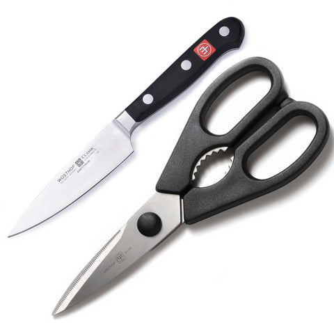 WUSTHOF CLASSIC 2-PIECE PARING KNIFE AND SHEARS
