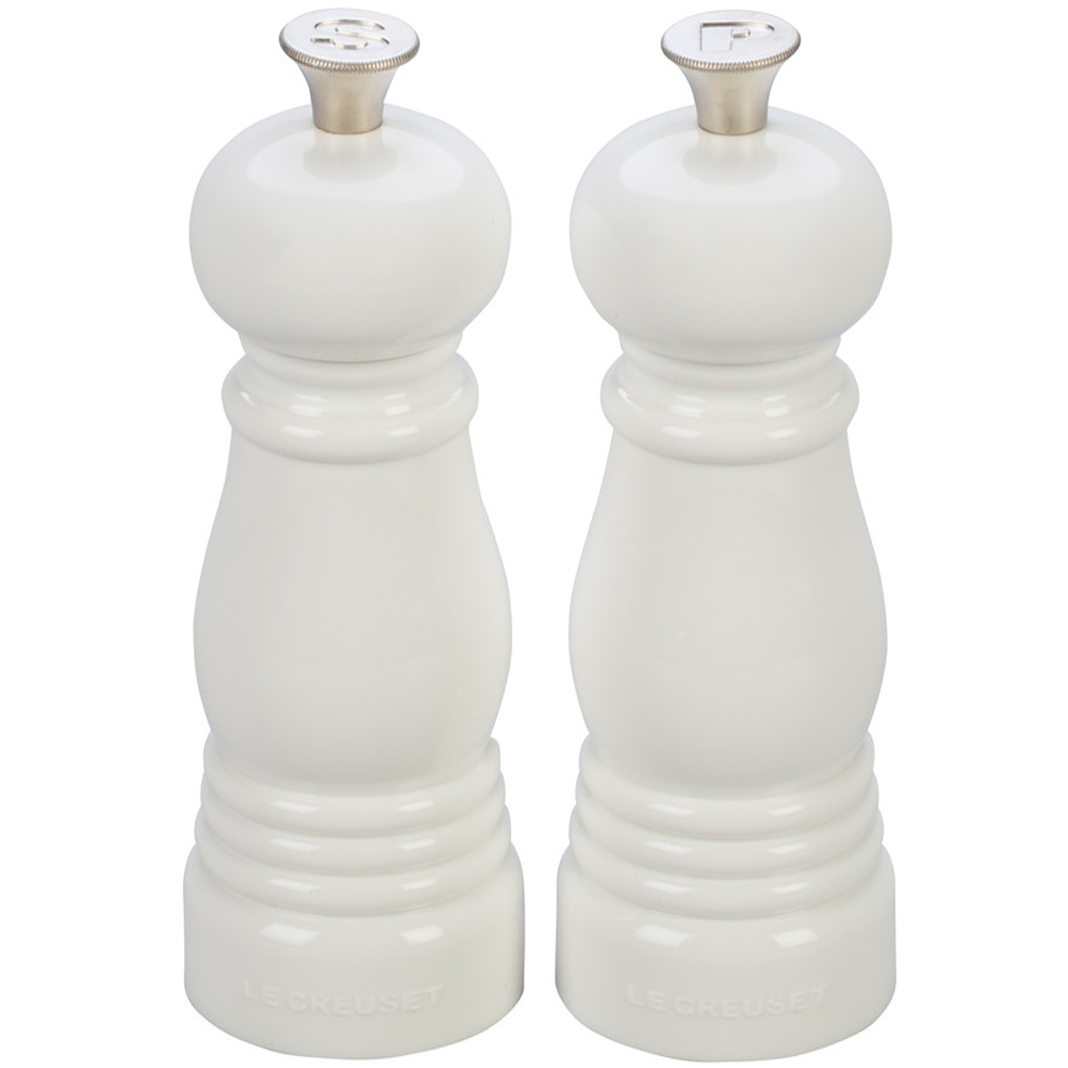 Le Creuset Petite 5'' x 2'' Salt And Pepper Mill Set - White