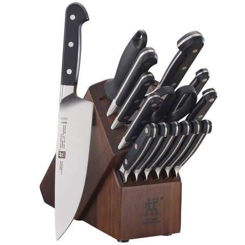 ZWILLING J.A. HENCKELS PRO 16-PIECE KNIFE BLOCK SET - ACACIA