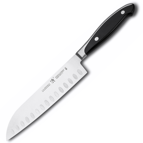 J.A. HENCKELS INTERNATIONAL FORGED SYNERGY 7'' HOLLOW EDGE SANTOKU KNIFE