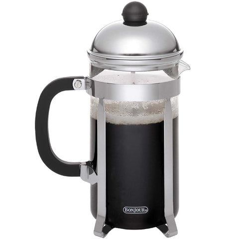 BONJOUR 3-CUP MONET FRENCH PRESS - SILVER