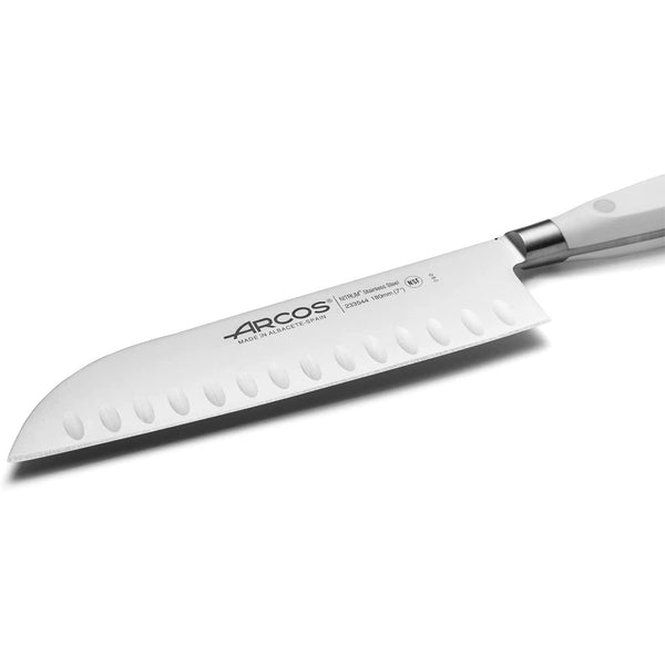 Arcos Riviera Blanc 7" Granton Santoku Knife