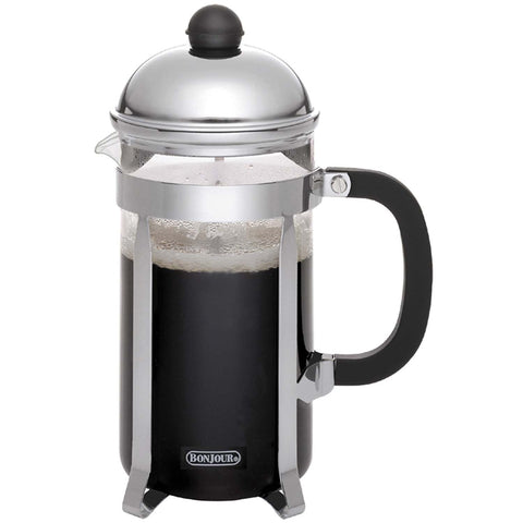 BONJOUR 8-CUP MONET FRENCH PRESS - SILVER