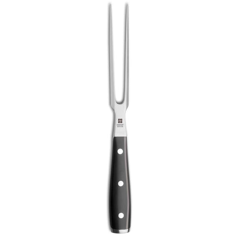 Wusthof Classic Ikon 6" Straight Meat Fork, Double Bolster