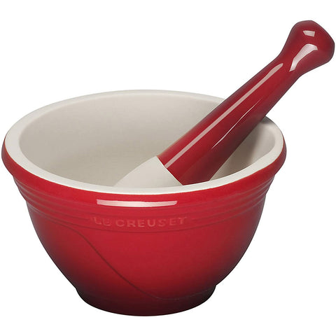 Le Creuset 10 oz. Mortar and Pestle Set - Cerise