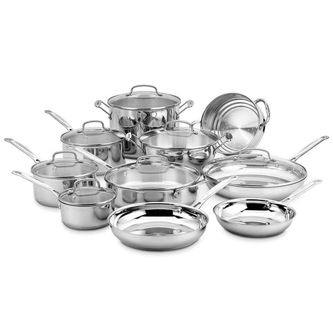 Cuisinart Chef's Classic™ Stainless 17-Piece Cookware Set