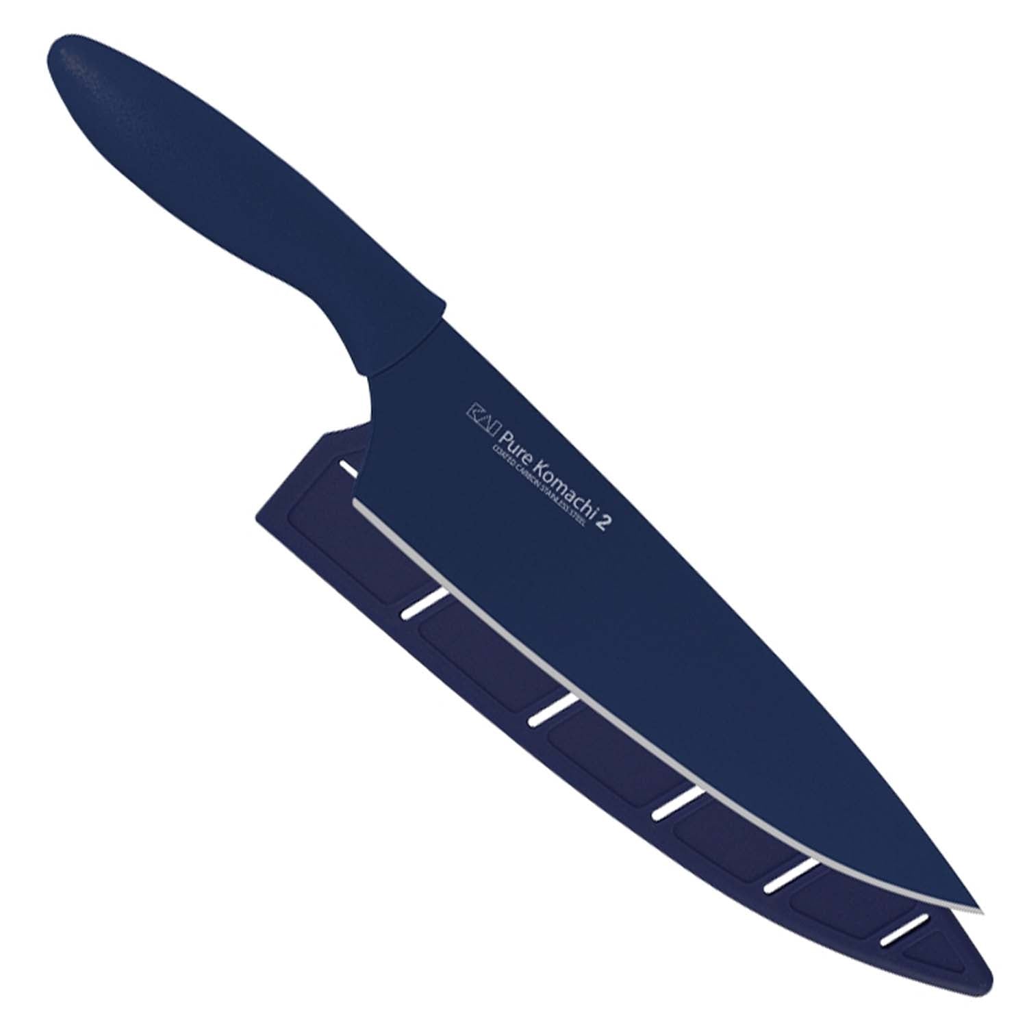Komachi 8 Chef's Knife with Sheath, Navy