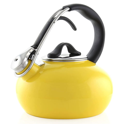 Chantal 1.8 Qt Enamel on Steel Classic  Teakettle - Yellow