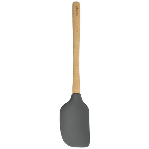 Tovolo Flex-Core Wood Handled Spatula - Charcoal