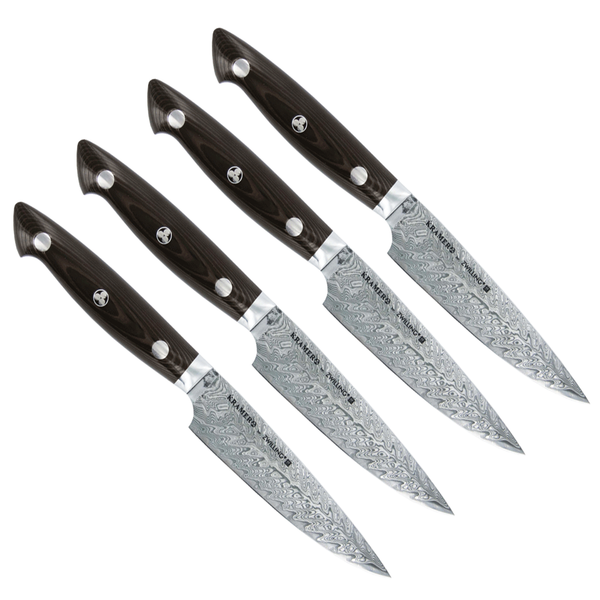 ZWILLING KRAMER - EUROLINE DAMASCUS 4-PIECE STEAK KNIFE SET
