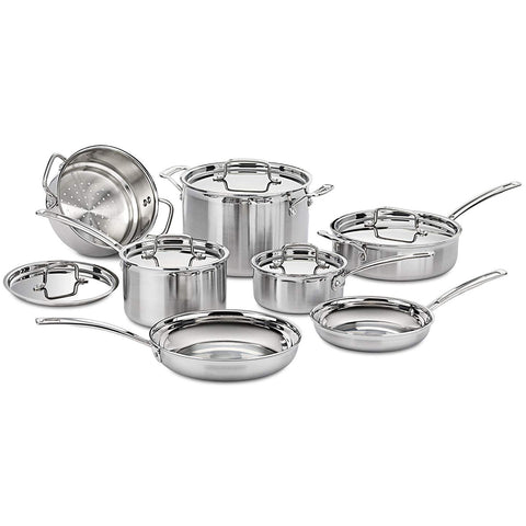 Cuisinart Multiclad Pro Triple Ply Stainless 12-Piece Cookware Set