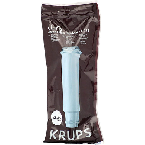 KRUPS F088 Water Filtration Cartridge for KRUPS Precise Tamp Espresso Machines and KRUPS Fully Automatic Machines for XP5220, XP5240 XP5280 XP5620 EA82 And EA9000 , White