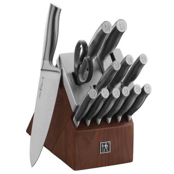 J.A. HENCKELS INTERNATIONAL GRAPHITE 14-PIECE SELF-SHARPENING KNIFE BLOCK SET
