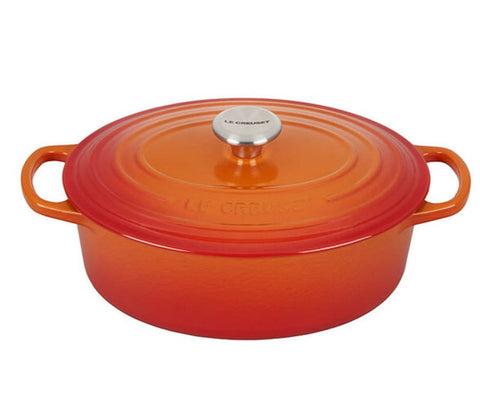 Le Creuset 2.75 qt. Signature Oval Dutch Oven - Flame