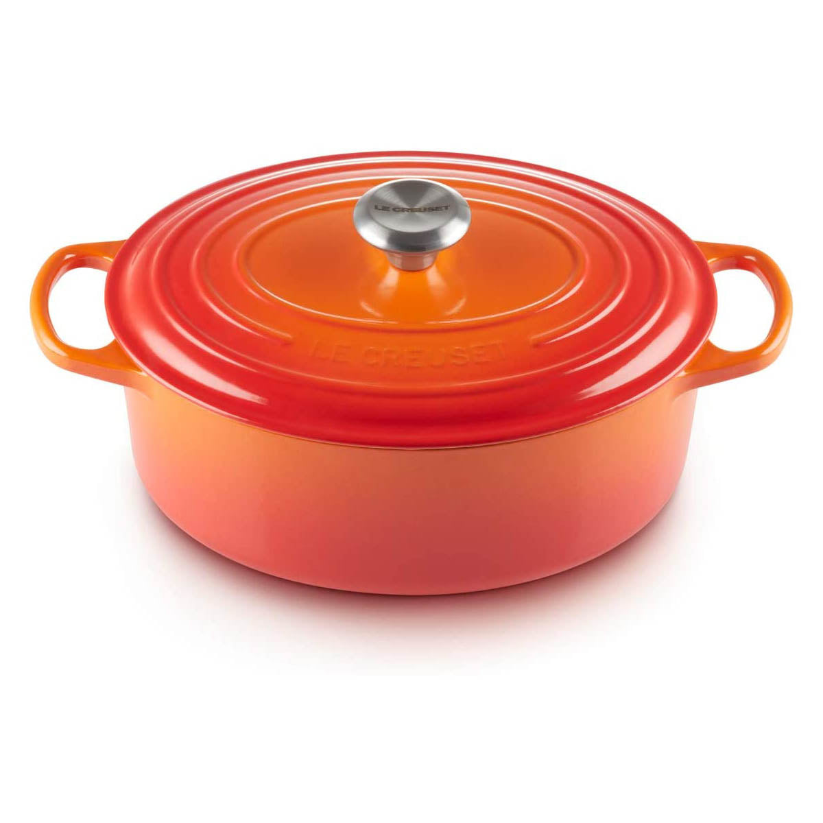 5-Piece Signature Cookware Set with Stainless Steel Knobs (Flame Orange), Le  Creuset