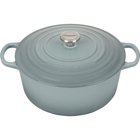 Le Creuset 5.5 qt. Signature Round Dutch Oven - Sea Salt