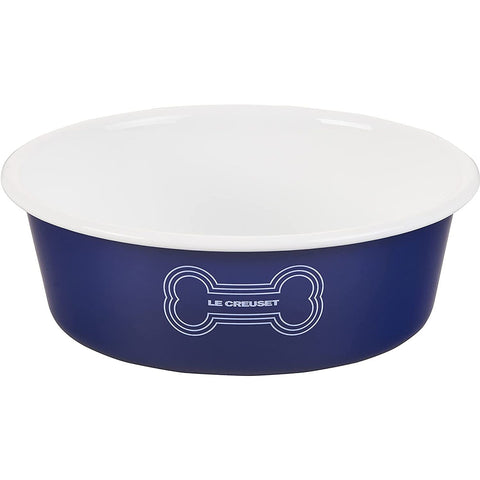 Le Creuset 6 cup Large Dog Bowl - Dark Blue