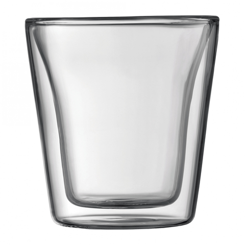 BODUM CANTEEN 3-OUNCE DOUBLE WALL ESPRESSO GLASS, SET OF 2