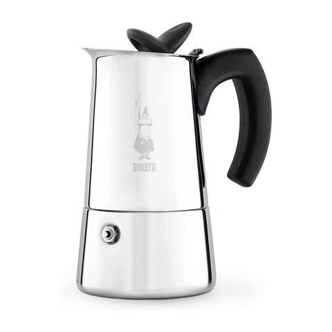 Bialetti, Stainless Steel Musa Stove top Coffee Maker, 6-Cup (9.2 oz)