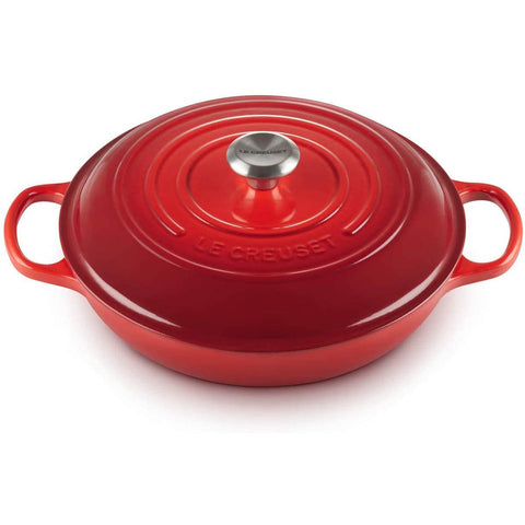 Le Creuset 3.5 qt. Signature Braiser - Cerise