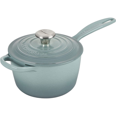 Le Creuset 1.75 qt. Signature Saucepan - Sea Salt