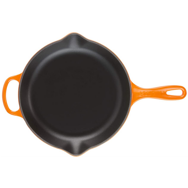 Le Creuset 10.25'' Signature Iron Handle Skillet - Flame