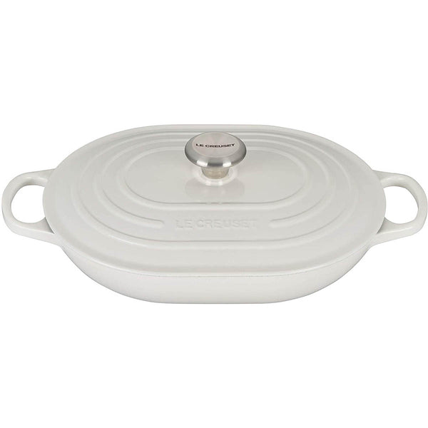 Le Creuset 3.75 qt. Signature Oval Casserole - White