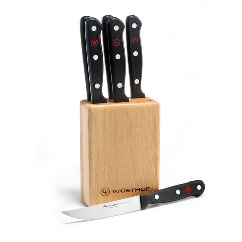 Wusthof Gourmet 7-Piece Steak Block Set