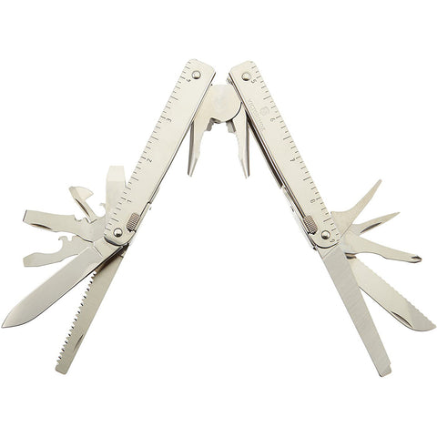 6/PACK SWISS ARMY BRAND INC. 53905 STAINLESS STEEL MULTI TOOL