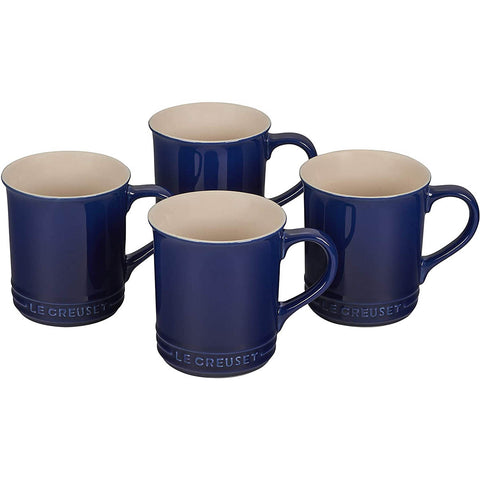 Le Creuset 14 oz. Set of 4 Mugs - Indigo