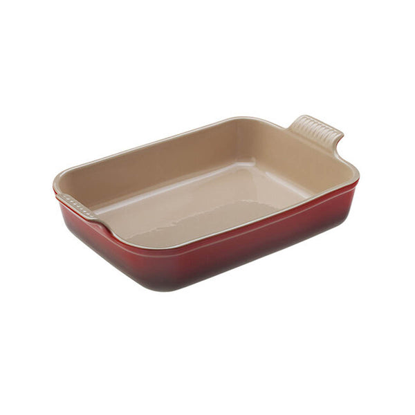 Le Creuset 4 qt. (12" x 9")  Heritage Rectangular Dish - Cerise