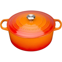 美品！！LE CREUSET 寸胴鍋 オレンジ Amazon | 【Le Creuset】 シグニチャー ココット・ロンド 22cm