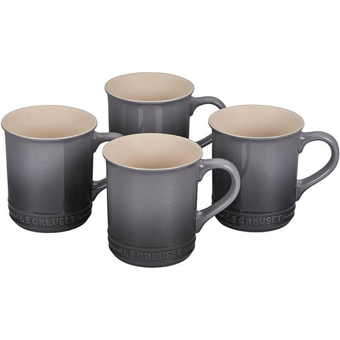 Le Creuset 14 oz. Set of 4 Mugs - Oyster