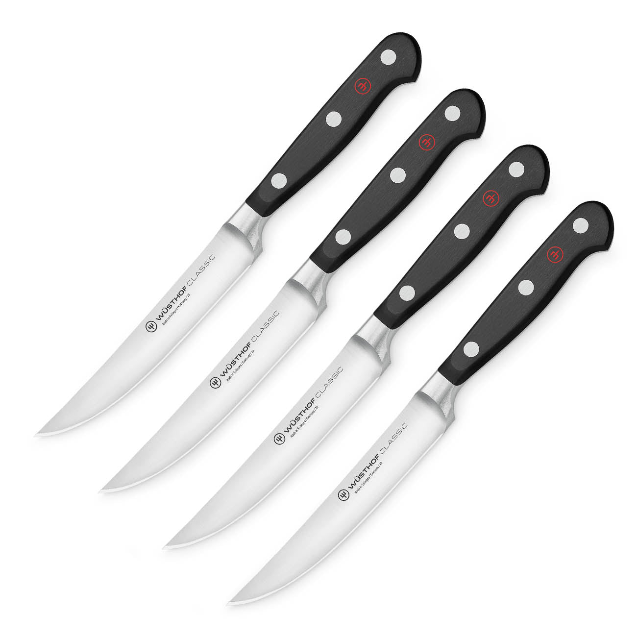 Wusthof Classic White Steak Knives - 4 Piece Set – Cutlery and More