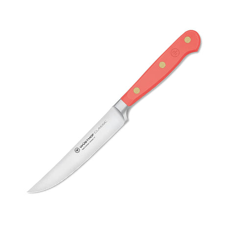 Wusthof Classic 4 1/2" Steak Knife - Coral Peach