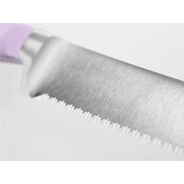 Wusthof Classic 9" Bread Knife, Dbl-Serrated - Purple Yam