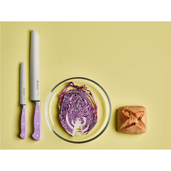 Wusthof Classic 5" Serrated Utility Knife - Purple Yam