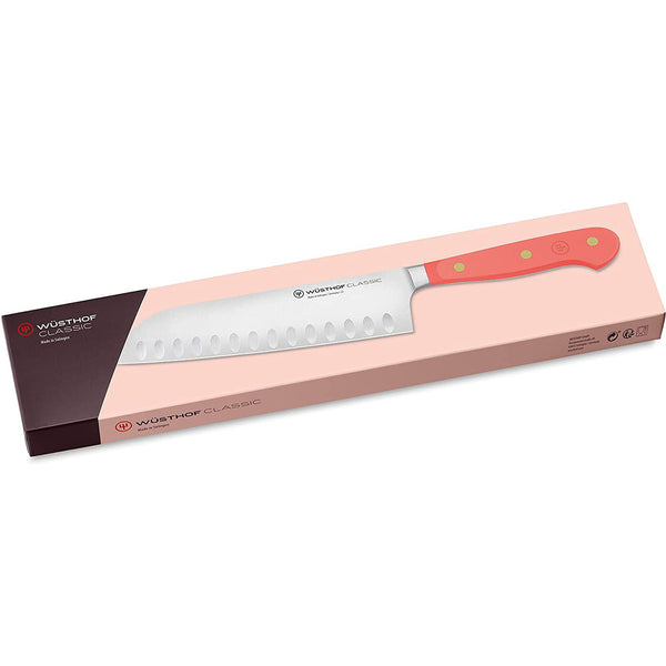 Wusthof Classic 7" Santoku - Coral Peach