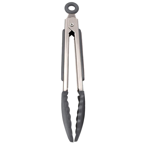 Tovolo Mini Silicone Tongs - Charcoal