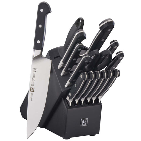 ZWILLING J.A. HENCKELS PRO 16-PIECE KNIFE BLOCK SET - BLACK