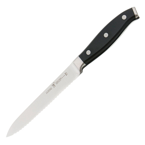 J.A. HENCKELS INTERNATIONAL FORGED PREMIO 5'' SERRATED UTILITY KNIFE