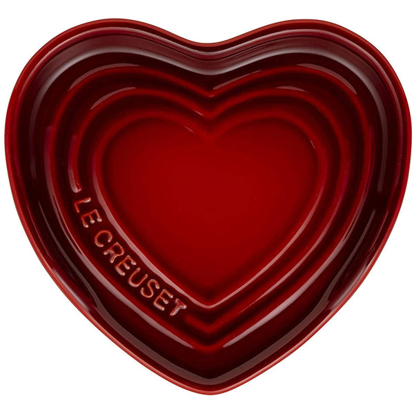 Le Creuset 5" Heart Spoon Rest - Cerise