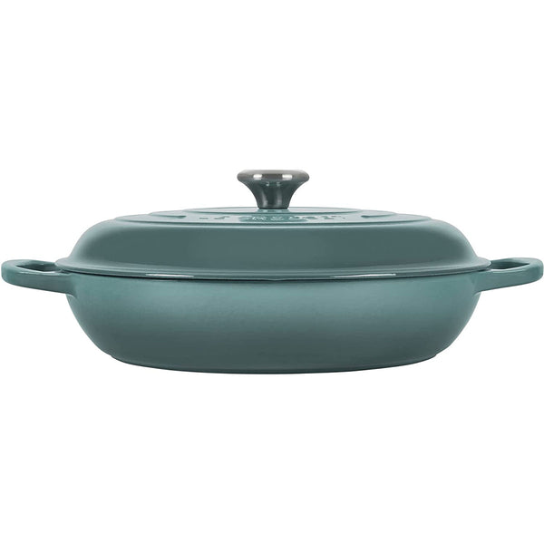 Le Creuset 5 qt. Signature Braiser - Sea Salt