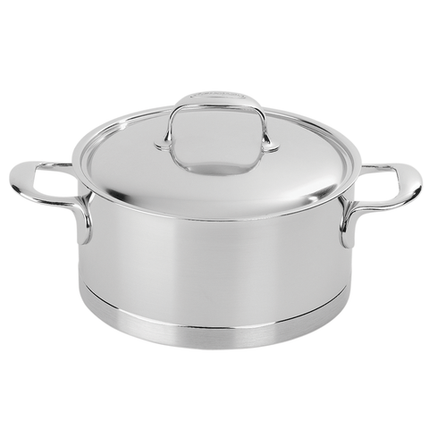 Fissler Original-Profi Collection Stainless Steel Stock Pot with Lid - 2.3 Quarts