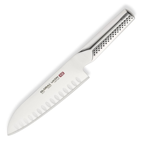 GLOBAL UKON 5'' HOLLOW GROUND SANTOKU