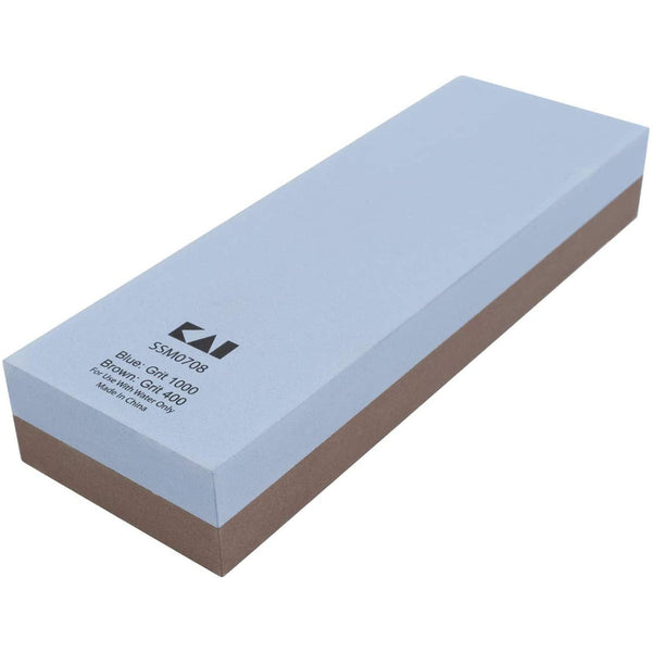 Shun Combination Whetstone w/ Rubber Base: 400/1000 Grit