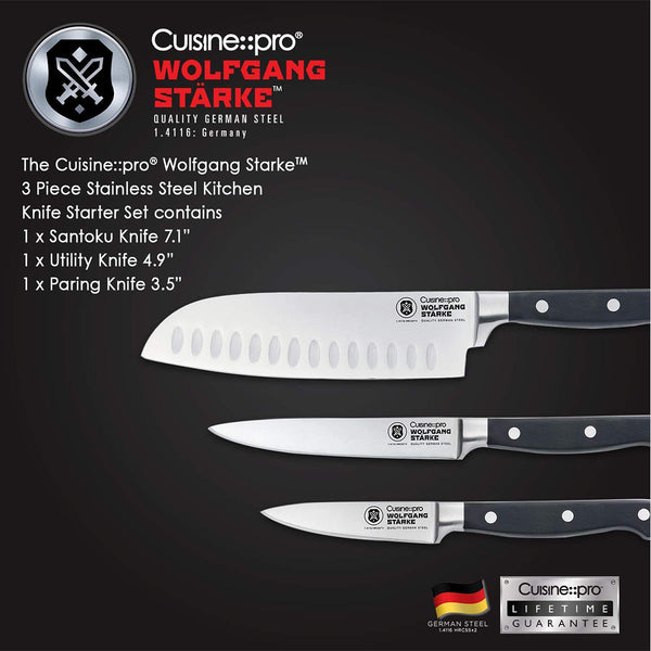 CUISINE PRO WOLFGANG STARKE STARTER SET 3PC