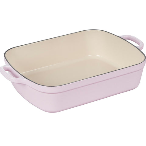 Le Creuset 5.25 qt. (11.7" x 16.8") Signature Rectangular Roaster - Shallot