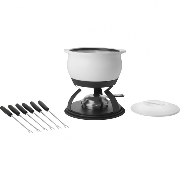 Trudeau 3 in 1 fire Proof 2.3 quart Fondue set