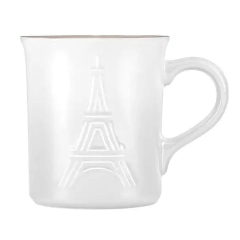 Le Creuset Mug - White w/ Eiffel Tower